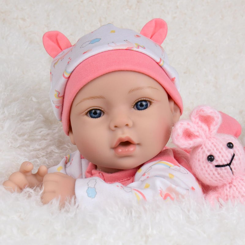 Aori Reborn Baby Dolls Lifelike - 18-inch Real Life Newborn Girl with Ultra-Realistic Handcrafted Details & Flexible Limbs  Gift Set for Kids 3+  Parents  Elderly and Collectors - Image 2